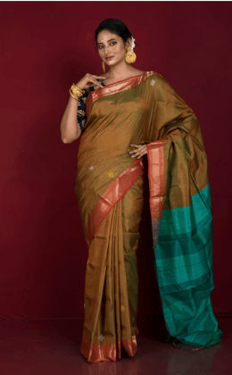 Exclusive Designer Katan Silk Saree With Blouse Piece At Lowest Price