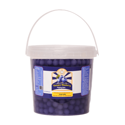 Blueberry Popping Boba for Bubble Tea