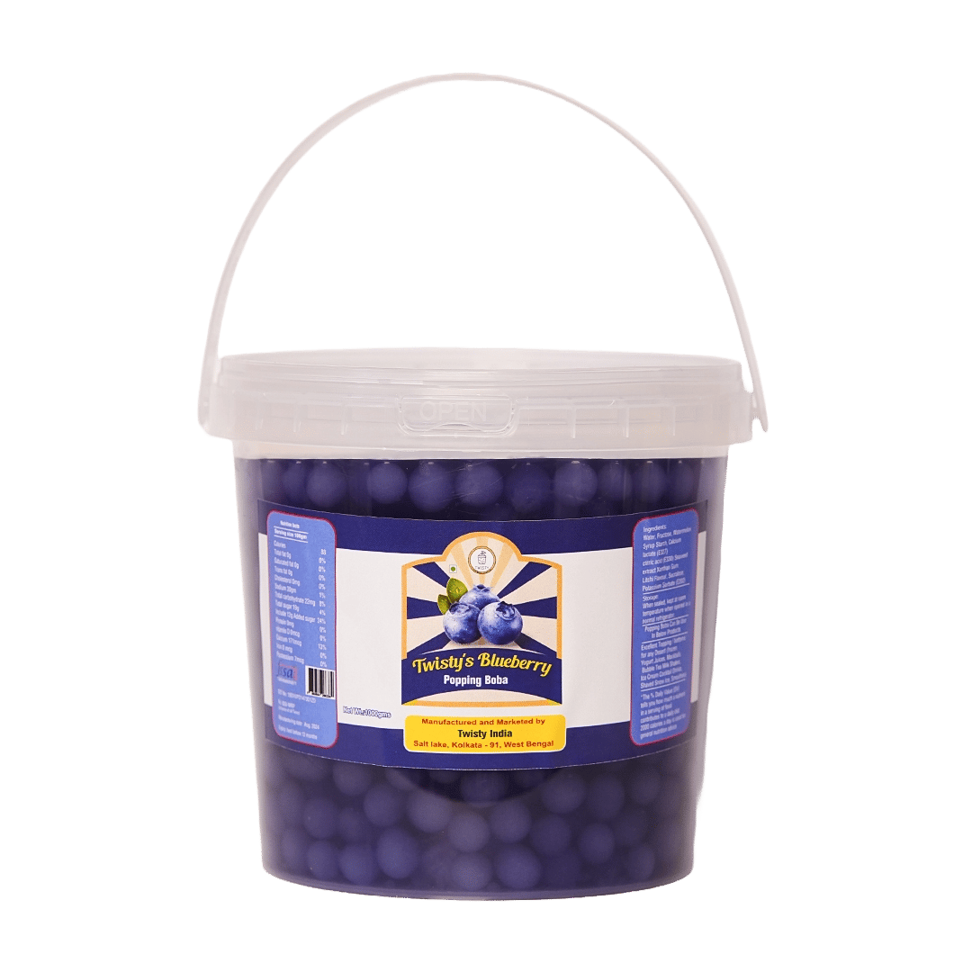 Blueberry Popping Boba for Bubble Tea