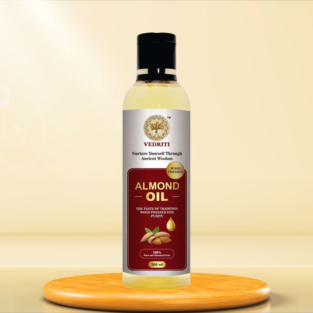 Wood Pressed Almond Oil l Kashmiri Mamra Almond