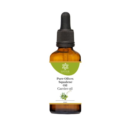 NATUUR - Pure Olives Squalene Oil - 20ml | High Absorption and Antioxidant | Helps Improve Skin Elasticity | for Plump and Wrinkle-Free Skin NATUUR - Pure Olives Squalene Oil - 20ml | High Absorption and Antioxidant | Helps Improve Skin Elasticity | for Plump and Wrinkle-Free Skin