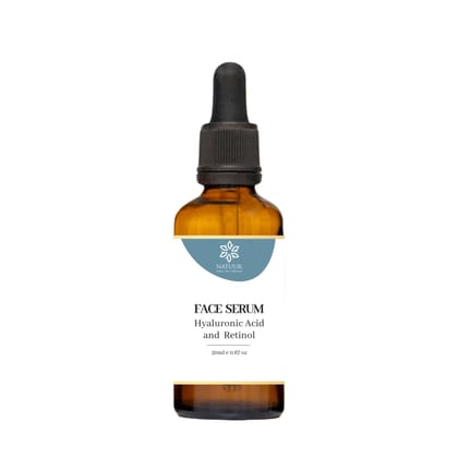 NATUUR - Hyaluronic Acid Face Serum - 20ml | Moisturizing and Plumping | Anti-Aging | Suitable for All Skin Types | Brightening and Antioxidant Properties I Synthetic fragrances and preservatives free NATUUR - Hyaluronic Acid Face Serum - 20ml | Moisturizing and Plumping | Anti-Aging | Suitable for All Skin Types | Brightening and Antioxidant Properties I Synthetic fragrances and preservatives free