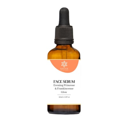 NATUUR - Glow with Evening Primrose and Frankincense Face Serum - 20ml | Nourishing and Brightening Serum | Healthy and Radiant Complexion NATUUR - Glow with Evening Primrose and Frankincense Face Serum - 20ml | Nourishing and Brightening Serum | Healthy and Radiant Complexion