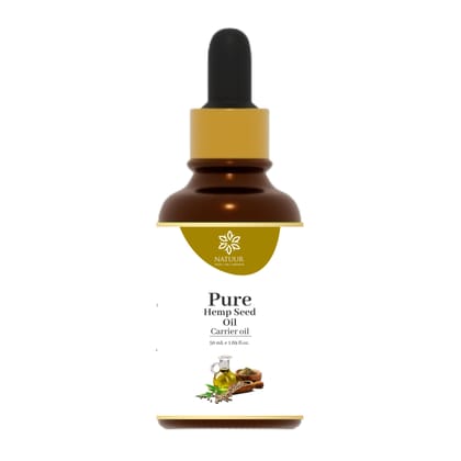 NATUUR - Pure Hemp Seed Oil - 50 ml | Anti-Aging Moisturizer | With Vitamins A, C & E NATUUR - Pure Hemp Seed Oil - 50 ml | Anti-Aging Moisturizer | With Vitamins A, C & E