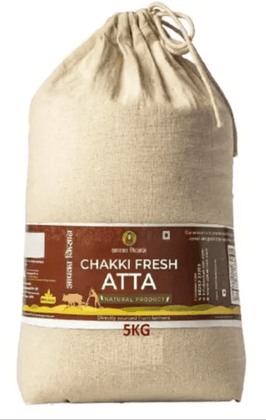 Buy Chakki Fresh Atta - 5 Kg, Natural Product, Directly Sourced from Farmers Online at Best Price in India Buy Chakki Fresh Atta - 5 Kg, Natural Product, Directly Sourced from Farmers Online at Best Price in India