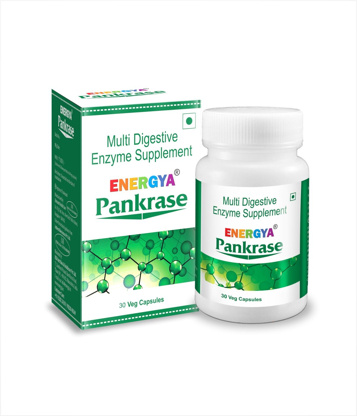 ENERGYA Pankrase - Multi Digestive Enzyme Capsules