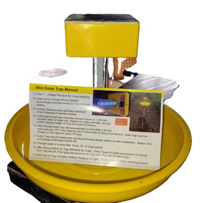  Buy Mini Solar Trap for Mass Trapping - Eco-Friendly and Efficient Insect Control Solution