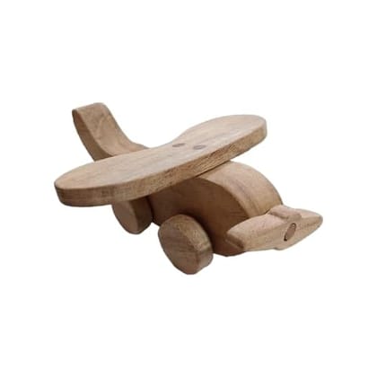 Neemtoys Neem Wooden Airplane for Toddlers, Vehicle Pull Along Toddlers Toy for Babies (Brown) Neemtoys Neem Wooden Airplane for Toddlers, Vehicle Pull Along Toddlers Toy for Babies (Brown)