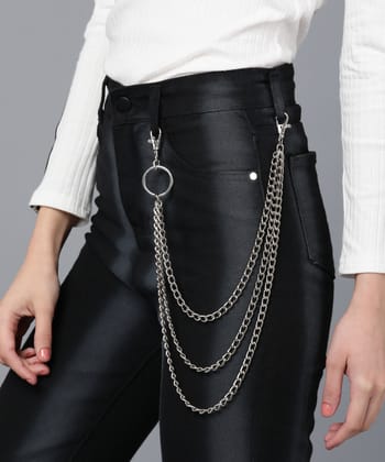Its 4 You® Jean Side Pants Chain,Gothic Punk Trouser Chain,Hip Hop Chain,Wallet Chain Silver (For Womens,Mens And Boys) #MTAC101