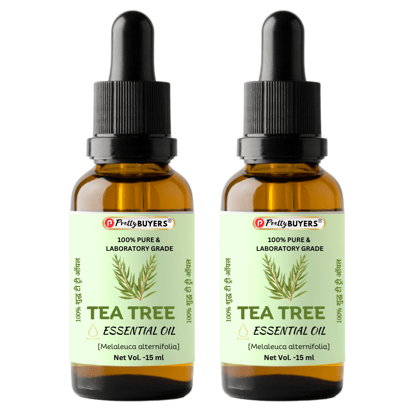 Pretty BUYERS Natural Tea Tree Essential Oil - 15 ml ( Pack Of 2 )