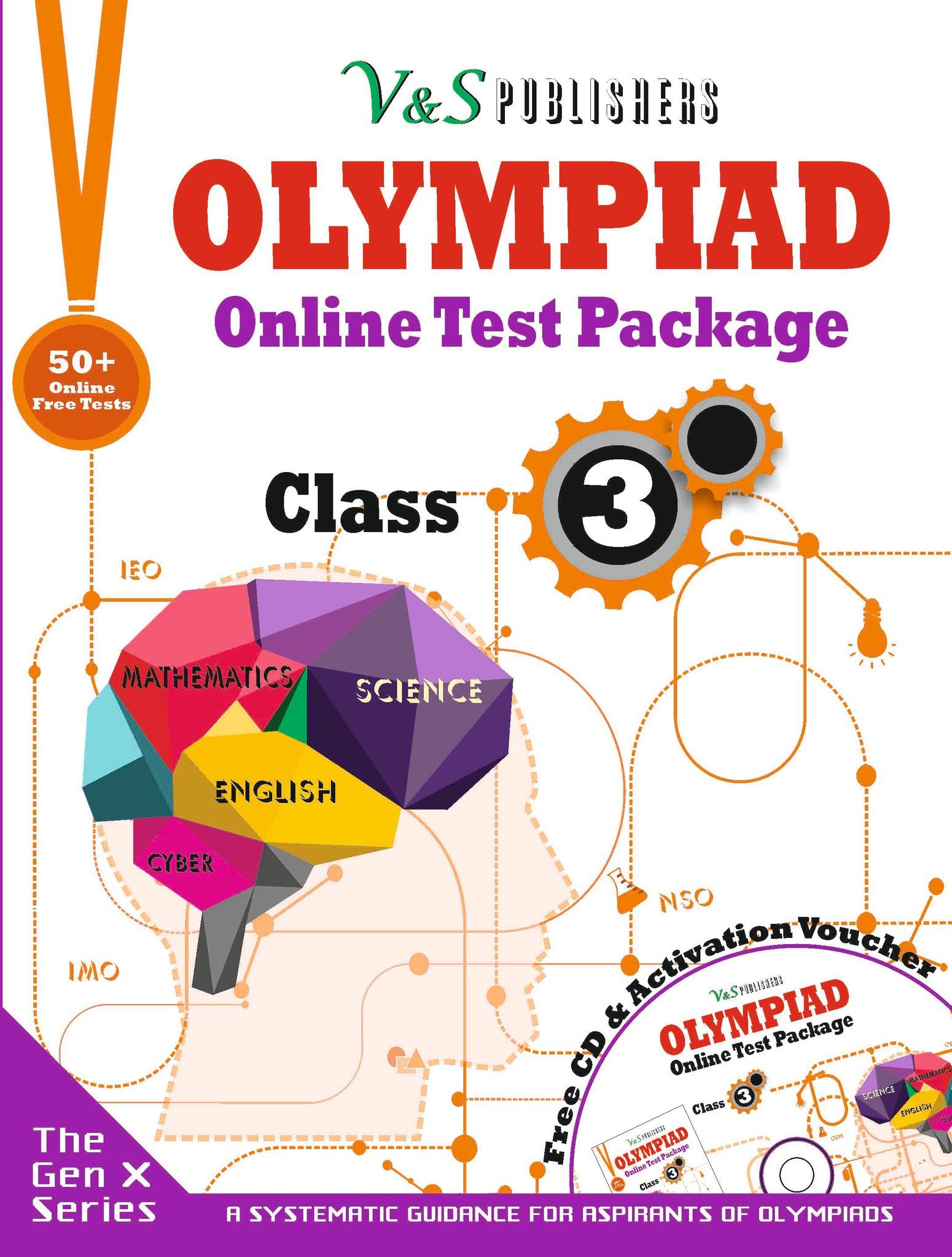Olympiad Online Test Package Class 3 (Free CD With Activation Voucher)