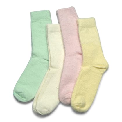 Socks Carving Pack of 4 Multicolour Women's Calf Length Socks, Made With Durable & Breathable Cotton, Free Size, Mild Furry Edition, Suitable for all Season, Soft & Breathable, Daily Use Socks Carving Pack of 4 Multicolour Women's Calf Length Socks, Made With Durable & Breathable Cotton, Free Size, Mild Furry Edition, Suitable for all Season, Soft & Breathable, Daily Use