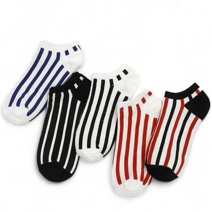 Sockscarving Pack of 5 Low Cut Ankle Socks, Smack Edition, Made With Durable & Breathable Cotton, Free Size, Suitable for all Season, Soft & Breathable, Daily Use Sockscarving Pack of 5 Low Cut Ankle Socks, Smack Edition, Made With Durable & Breathable Cotton, Free Size, Suitable for all Season, Soft & Breathable, Daily Use