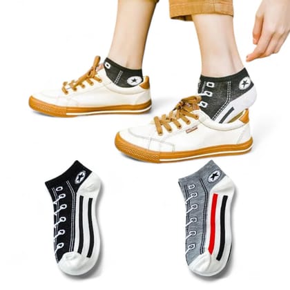 Socks Carving Pack of 2 Multicolour Unisex Ankle Length Socks, Made With Durable & Breathable Cotton, Free Size, Urban Shoe Edition, Suitable for all Season, Soft & Breathable, Daily Use Socks Carving Pack of 2 Multicolour Unisex Ankle Length Socks, Made With Durable & Breathable Cotton, Free Size, Urban Shoe Edition, Suitable for all Season, Soft & Breathable, Daily Use