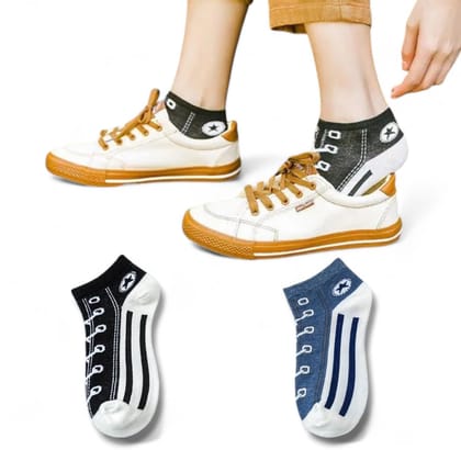 Socks Carving Pack of 2 Multicolour Unisex Ankle Length Socks, Made With Durable & Breathable Cotton, Free Size, Urban Shoe Edition, Suitable for all Season, Soft & Breathable, Daily Use Socks Carving Pack of 2 Multicolour Unisex Ankle Length Socks, Made With Durable & Breathable Cotton, Free Size, Urban Shoe Edition, Suitable for all Season, Soft & Breathable, Daily Use