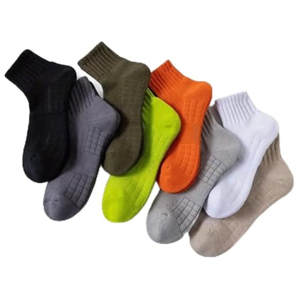 SOCKSCARVING Multicolour Viberant Edition Cotton Socks Pair of 8, Ankle Length, Free Size, Viberant Edition Socks, Casual Design, For Men-Women SOCKSCARVING Multicolour Viberant Edition Cotton Socks Pair of 8, Ankle Length, Free Size, Viberant Edition Socks, Casual Design, For Men-Women