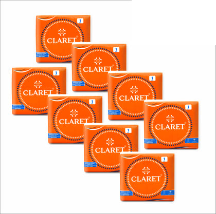 Claret 1-Ply White Paper Napkins (70 Sheets, Pack of 8, 27x30 cm) - Soft, Absorbent, Disposable Tissue Napkins for Daily Use, Cleaning and Parties Claret 1-Ply White Paper Napkins (70 Sheets, Pack of 8, 27x30 cm) - Soft, Absorbent, Disposable Tissue Napkins for Daily Use, Cleaning and Parties