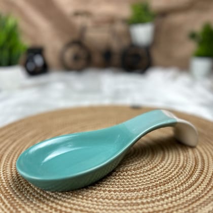 Ceramic Dining Ceramic Green Spoon Rest Holder Ceramic Dining Ceramic Green Spoon Rest Holder