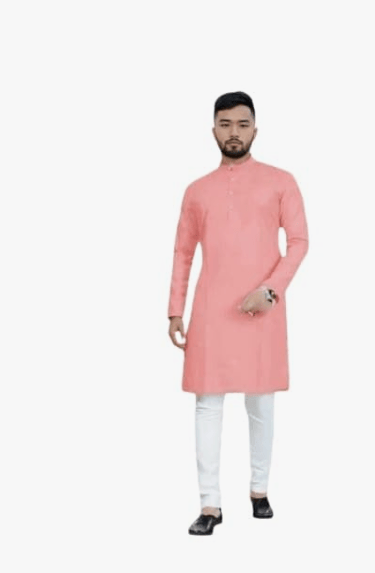 Chikankari Men Solid Straight KurtaBZ_Cotton plain Men Kurta