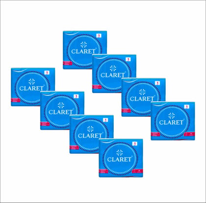 Claret 1-Ply White Paper Napkins (8 Packs, 80 Sheets Each, 640 Total Sheets, 27x30 cm) - Soft, Absorbent, Events and Everyday Use Claret 1-Ply White Paper Napkins (8 Packs, 80 Sheets Each, 640 Total Sheets, 27x30 cm) - Soft, Absorbent, Events and Everyday Use