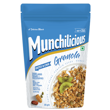 Munchilicious Dates & Chia Granola Munchilicious Dates & Chia Granola