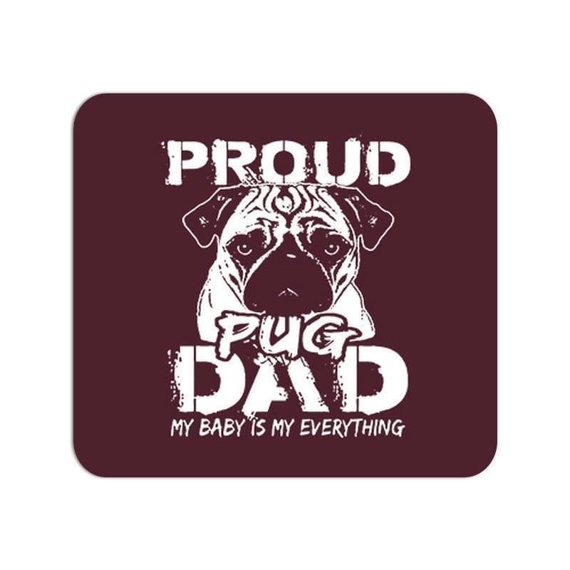 Proud Pug Dad Mouse Pad