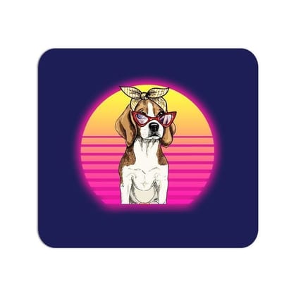 Lil Miss Beagle Mouse Pad