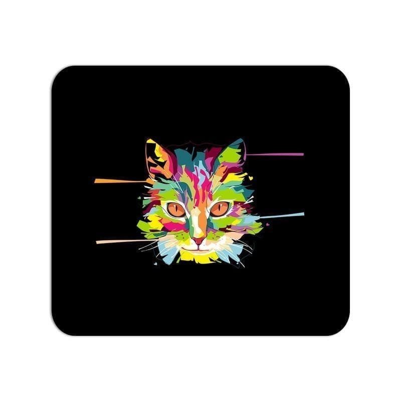 Laser Sharp Cat Mouse Pad