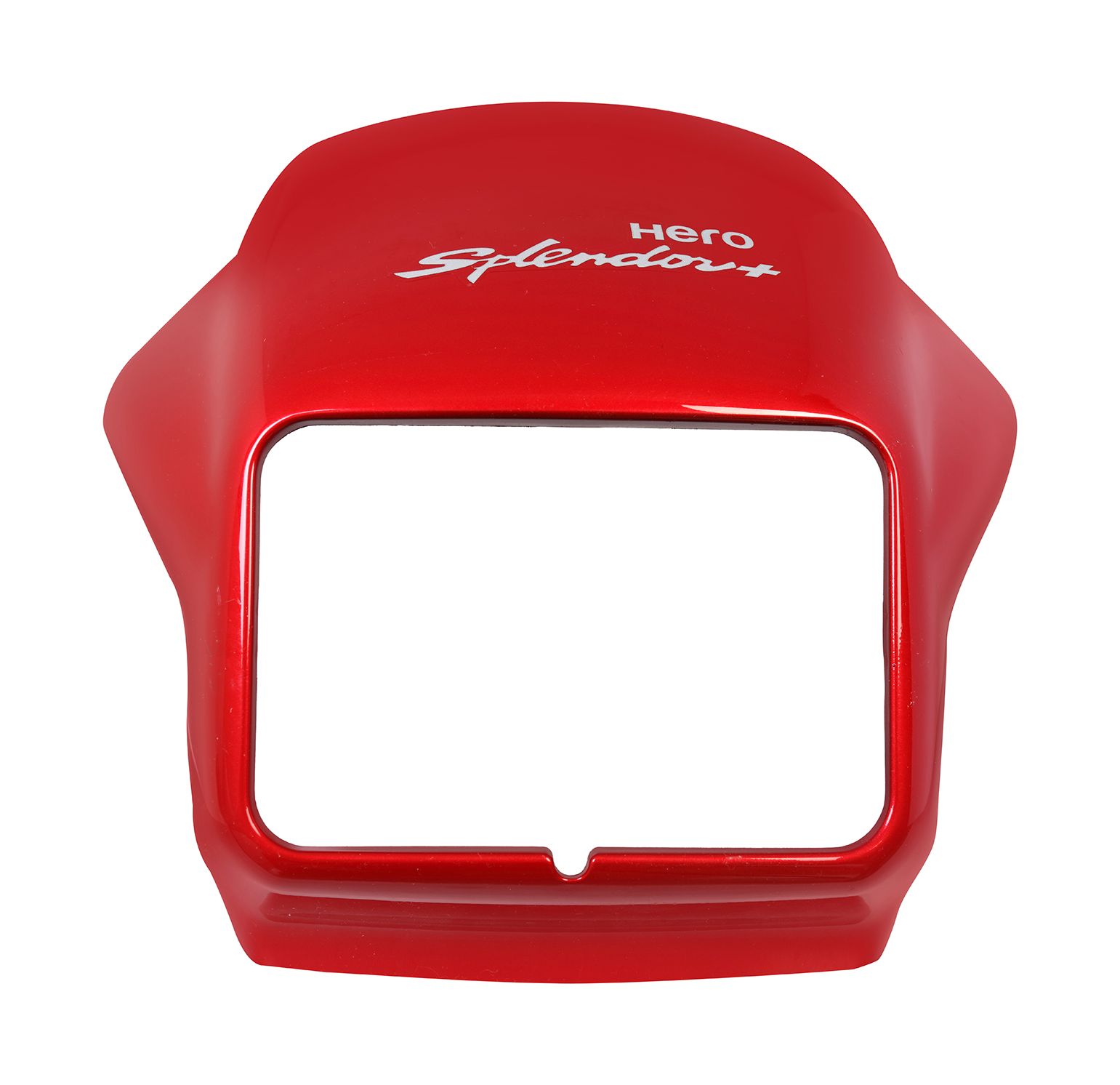 Hero Genuine Front Visor for Splendor Plus | Headlamp Protection | Durable Construction | OEM Fit | Reliable Performance | Easy Installation- 61300KCCH30ZAS