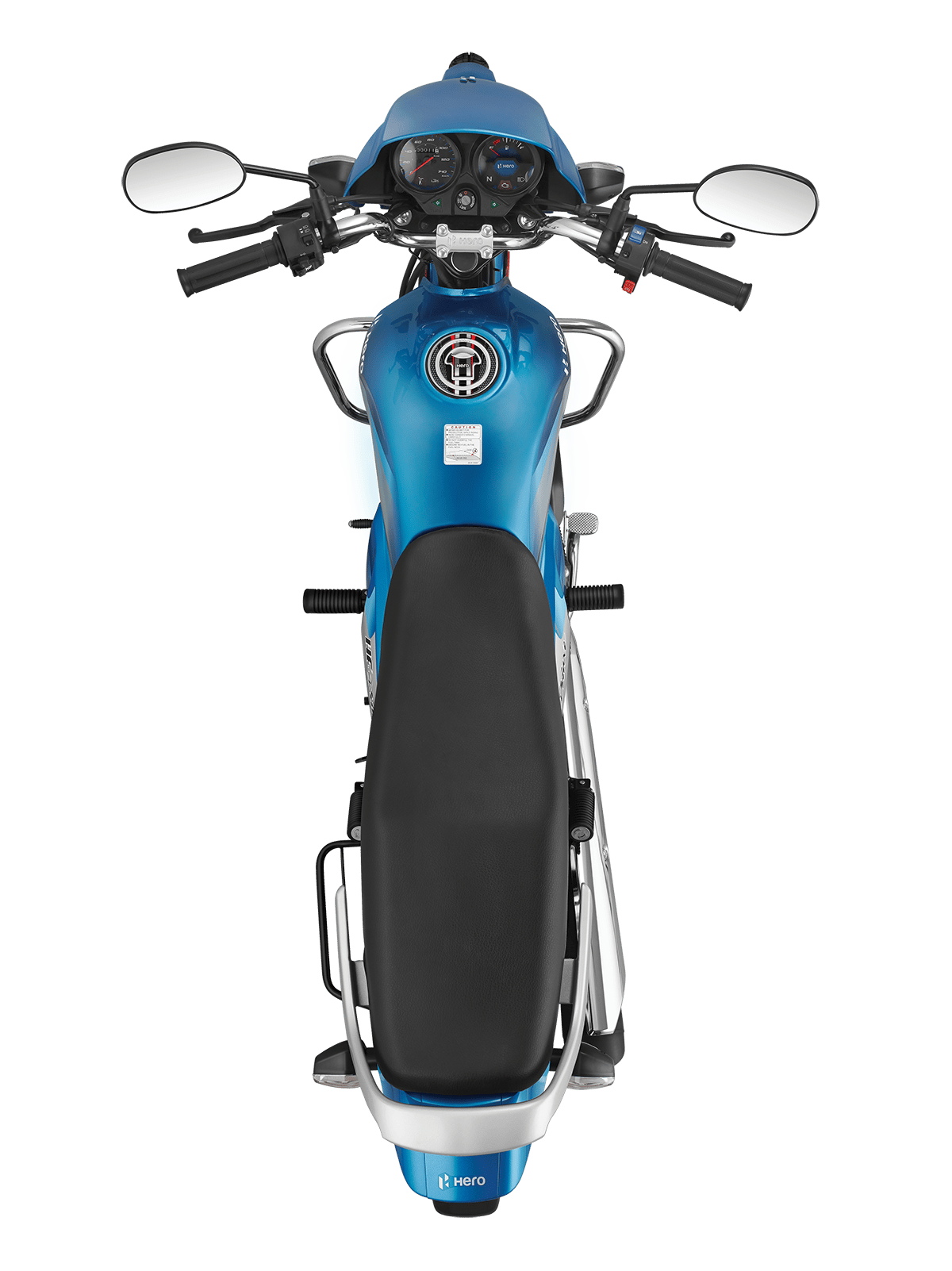 Hero Genuine Fuel Lid Sticker for HF Deluxe | Stylish Design | Improved Grip | High Quality Material | Long-Lasting Finish | Easy Application - 99670ACKB30024S