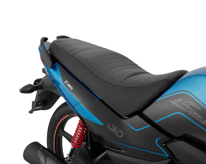 Seat Cover Black Magpie with Water-Repellent PU/PVC and High-Density Foam for Splendor