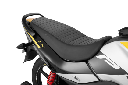 Seat Cover in Black Magpie with Water-Repellent PU/PVC and UV Protection for Passion Pro & Xtec