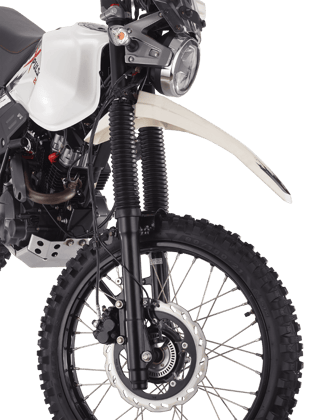 Hero Genuine Front Suspension Telescopic Fork with Adjustable Cartridge and Increased Ground Clearance for Rally Ready XPulse 200 | Maximum Jerk Absorption | More Confidence | Adjustable Cartridge Suspension  - K51514ABWB100S