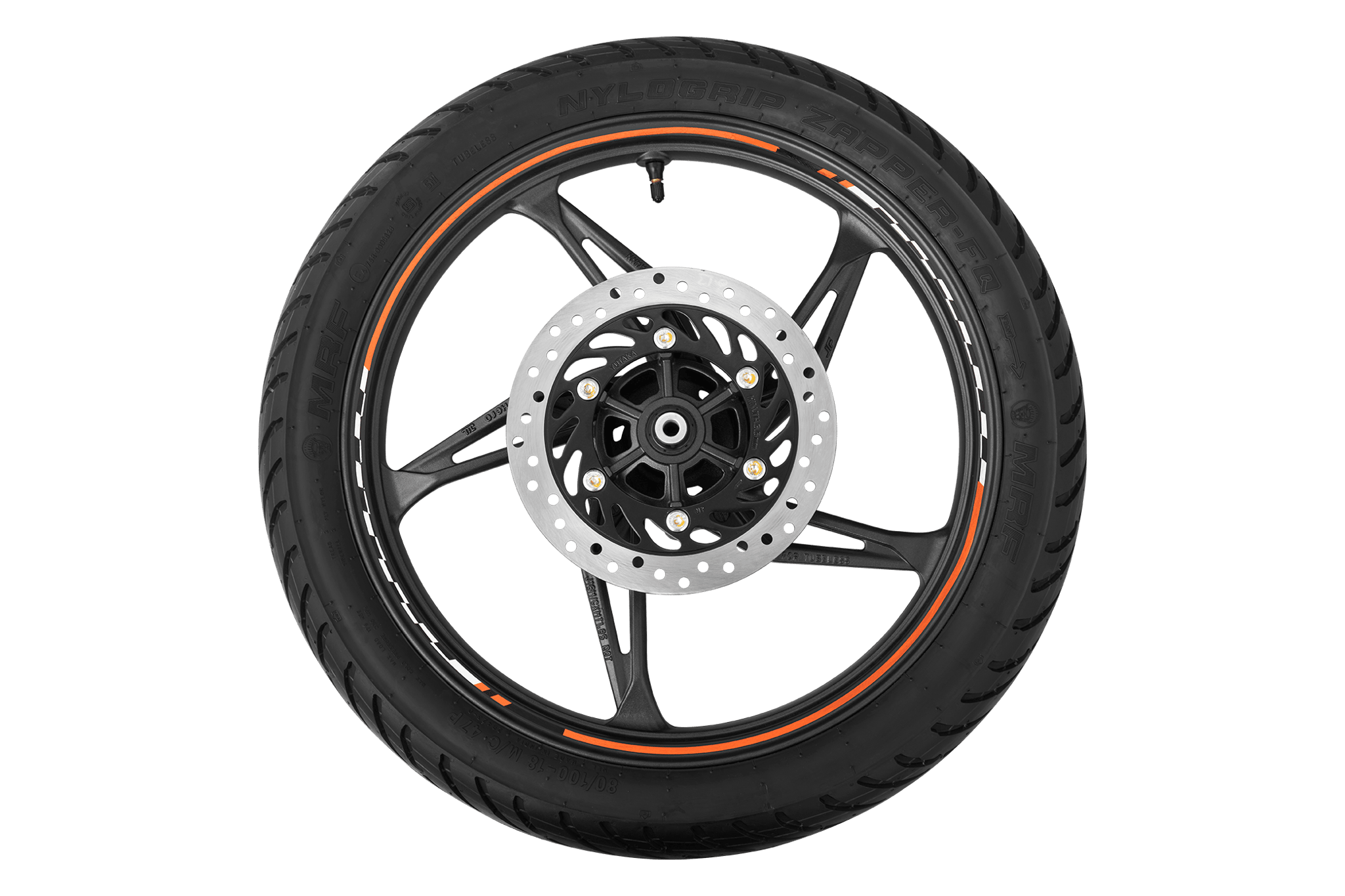 Rim Tape In Orange(2) for customized & personalized style, Easy Application