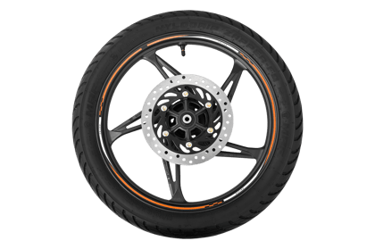 Rim Tape In Orange for customized & personalized style, Easy Application