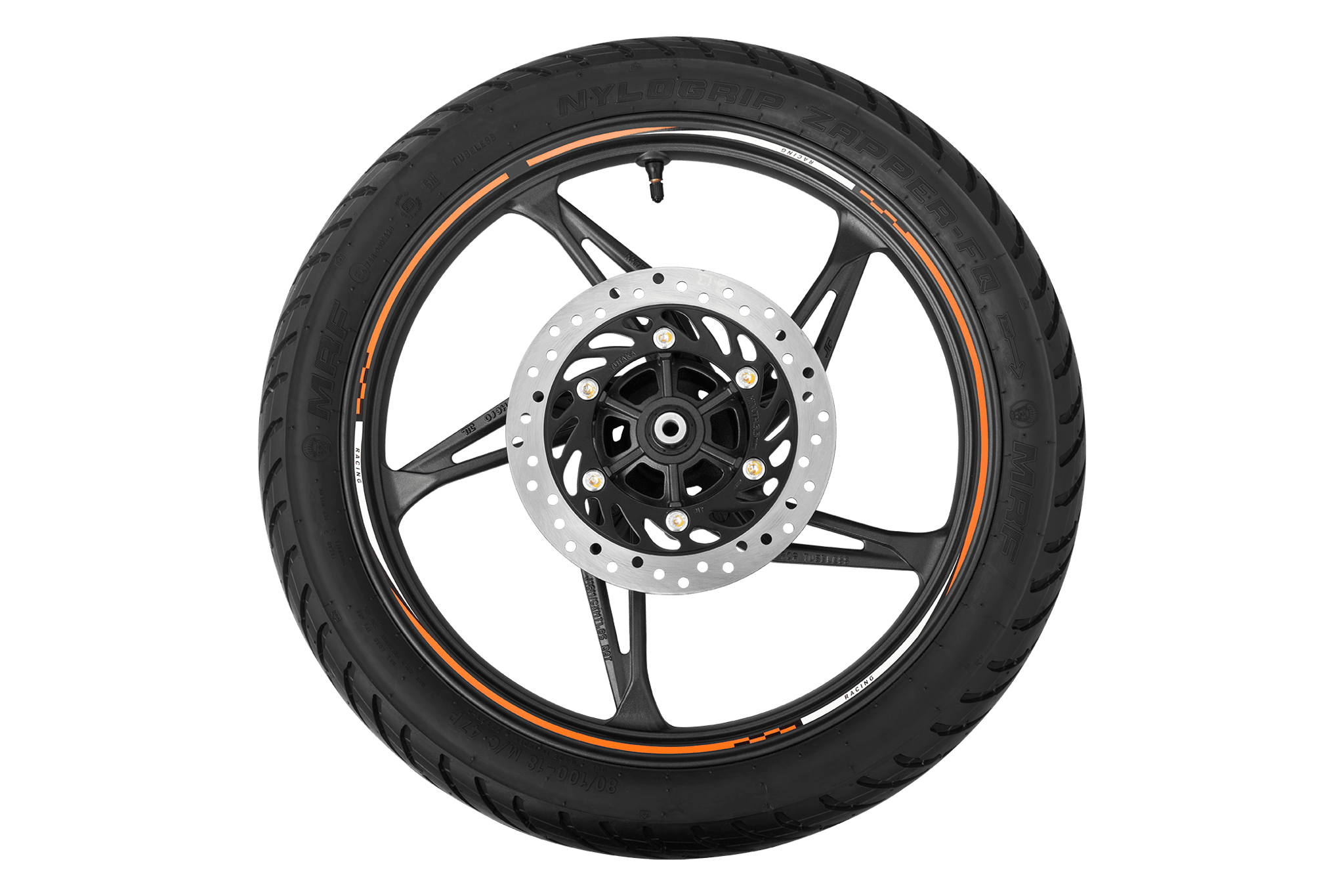 Rim Tape In Orange for customized & personalized style, Easy Application