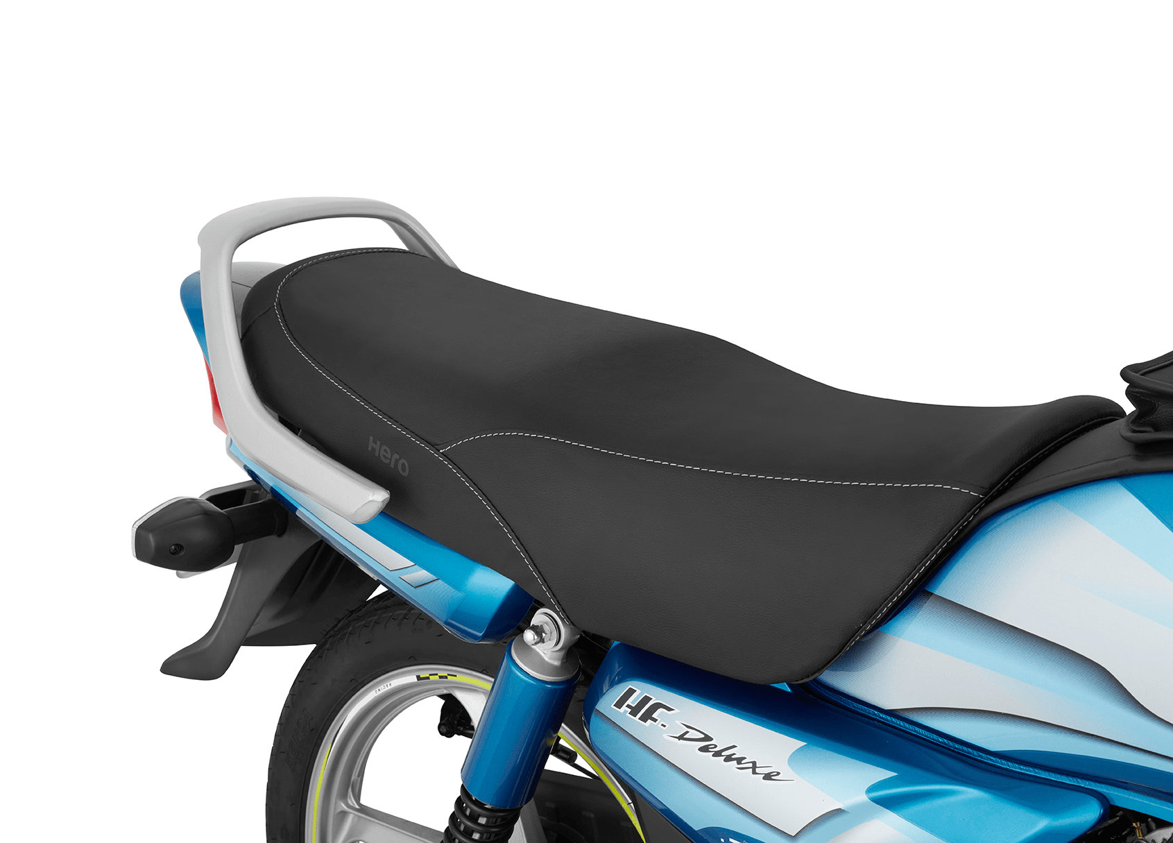 Hero Genuine Seat Cover – Blackbird Design, Water-Repellent PU/PVC & High-Density Foam – HF Deluxe - 99630AAJ401S