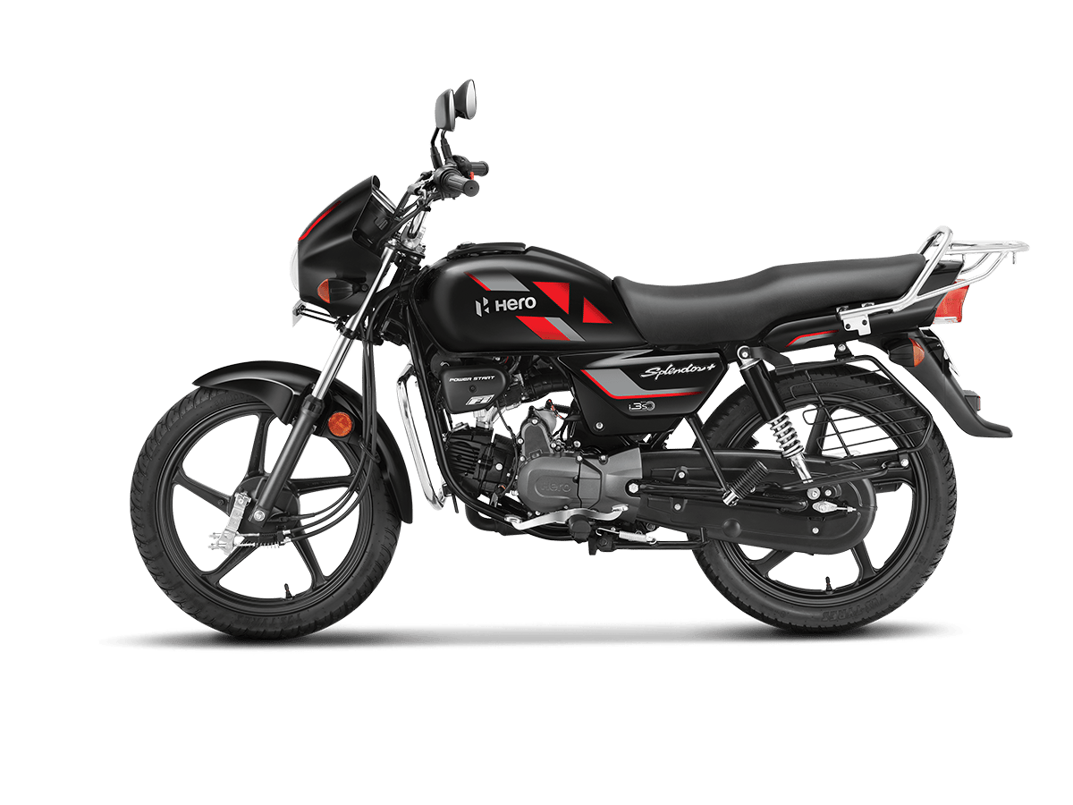 Body Graphics Ruby Red Complete Kit with Exclusive Design and Fade Resistance for Splendor+