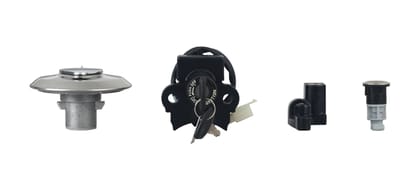 Hero Genuine Ignition Switch Lock Set for HF Deluxe & Select Hero Models | Secure Ignition Control | Durable Construction | OEM Fit | Reliable Lock Mechanism | Easy Installation - 35010AAHH60S