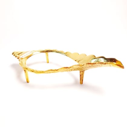 MAYAPURI Brass Sankha Stand for Pooja, Shankh Stand for Holding Conch Shells (Len:14cm) MAYAPURI Brass Sankha Stand for Pooja, Shankh Stand for Holding Conch Shells (Len:14cm)
