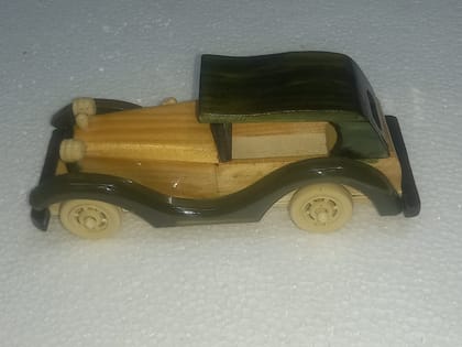  Unique Wooden Toy Car Handmade Collectible Vehicle Home Decor