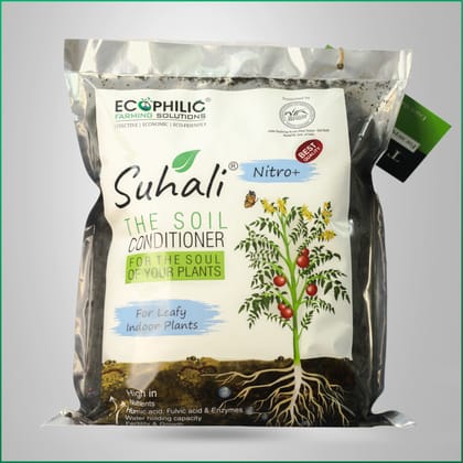 Suhali Nitro+ Soil Conditioner and Organic Plant Nutrients for Indoor and Foliage Plants
