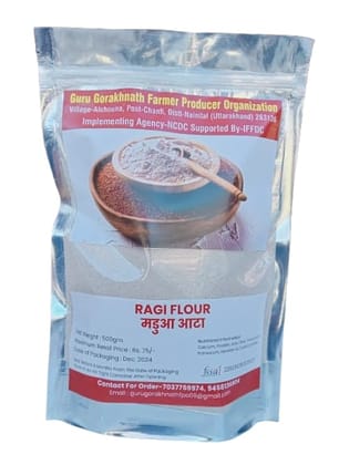 Buy Ragi Flour Online - 500gm Pack | Guru Gorakhnath Farmer Producer Organization Buy Ragi Flour Online - 500gm Pack | Guru Gorakhnath Farmer Producer Organization