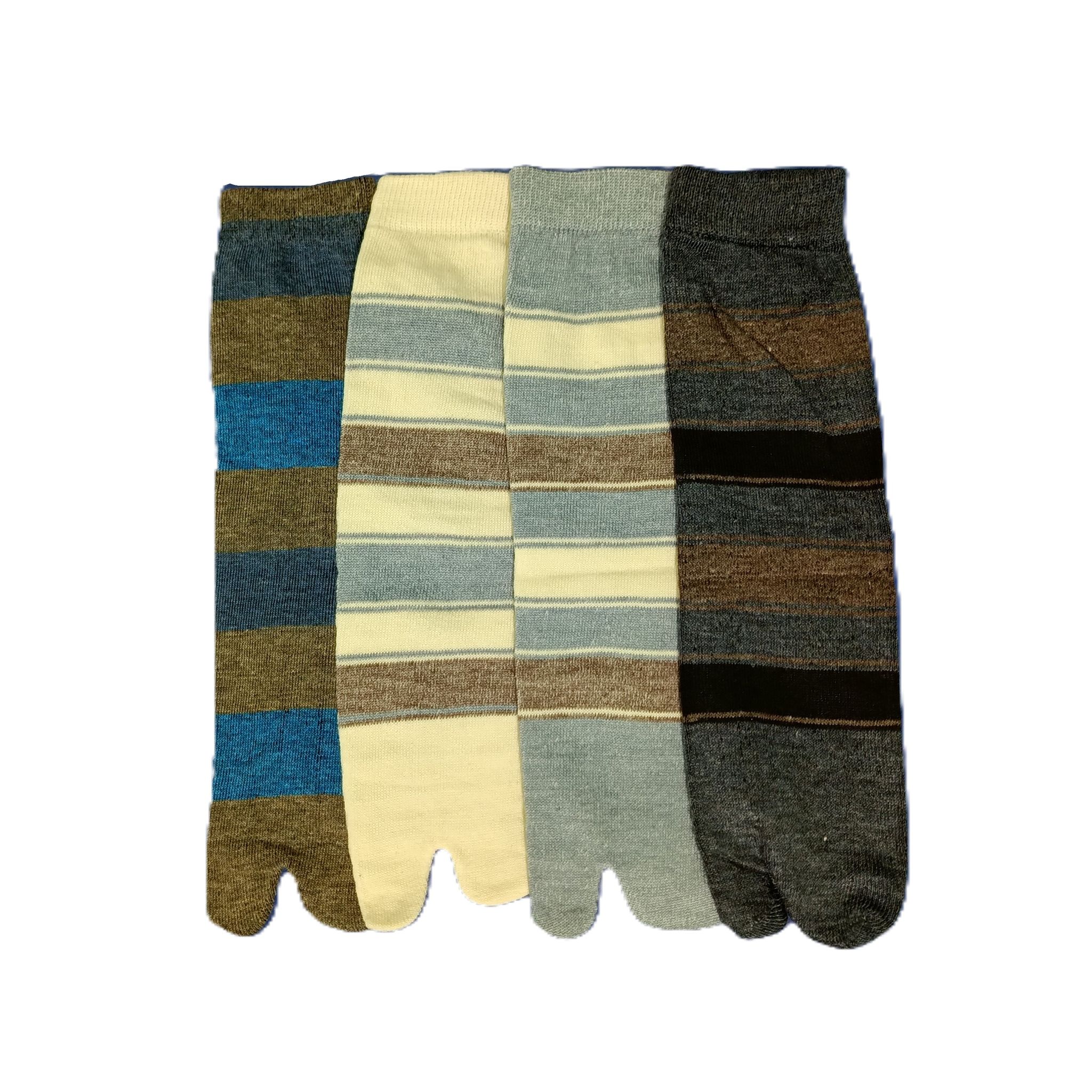 4-Pack Ankle length striped Women's Socks