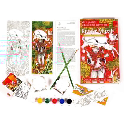 DIY Colouring Folk Art kit Kerala Mural Painting