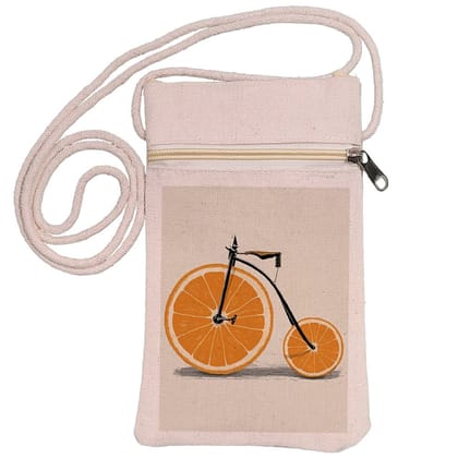 Eco-Friendly Recycled Cotton Canvas Mobile Phone Sling Bag - Design-30 - EL8220210 Eco-Friendly Recycled Cotton Canvas Mobile Phone Sling Bag - Design-30 - EL8220210