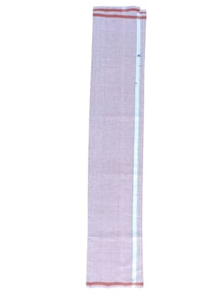 Lungi Cotton Brown With White Border For Men Lungi Cotton Brown With White Border For Men