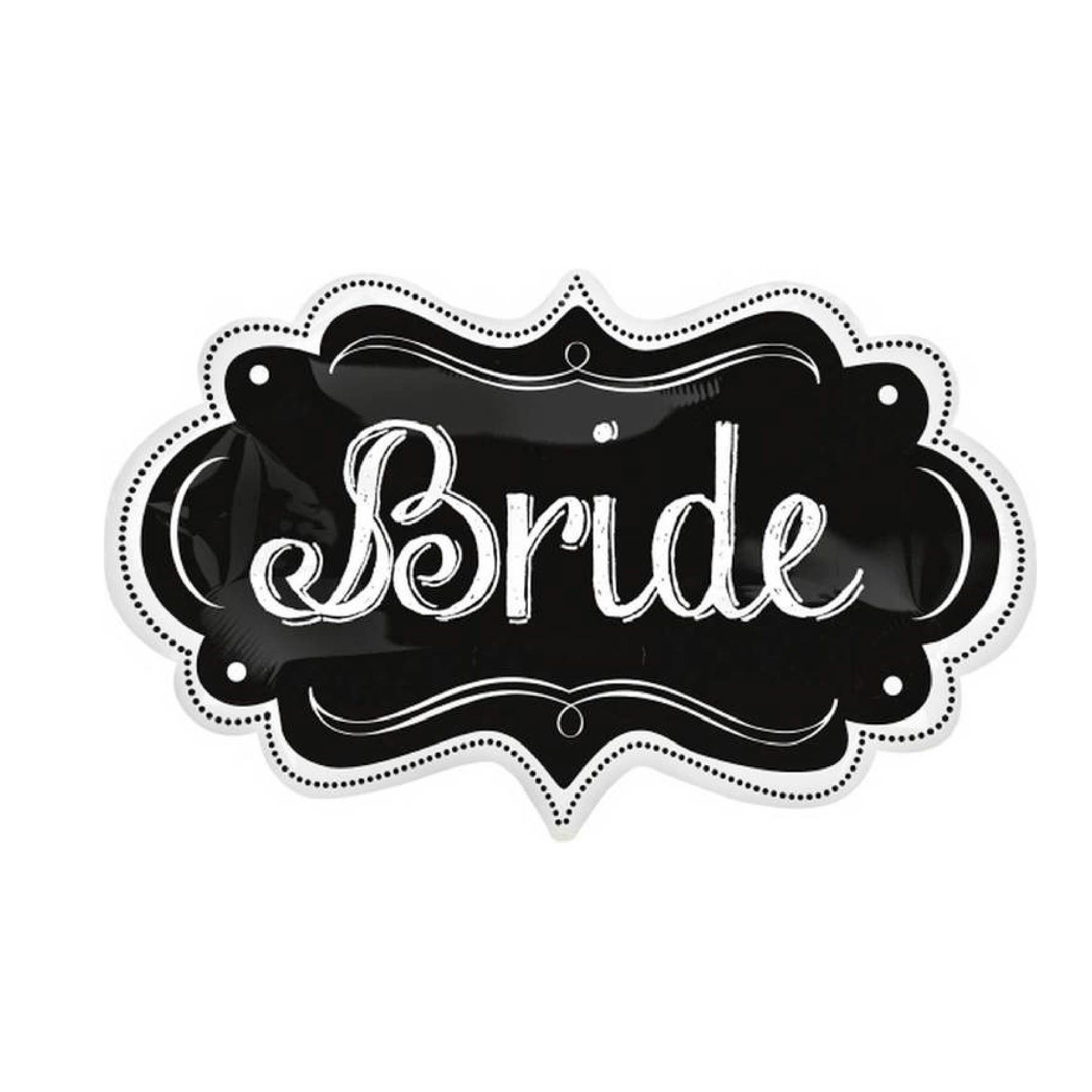 Wanna Party Bride Chalkboard Marquee Balloon 27" P35