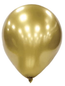 Wanna Party Platinum Ultra Shine Gold Balloons - 10PC