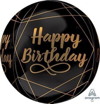Wanna Party Elegant Birthday Orbz ShaPed Balloon 16" G20